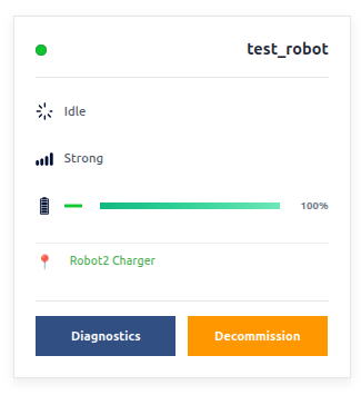 Robot Page - A detailed view of a single robot.