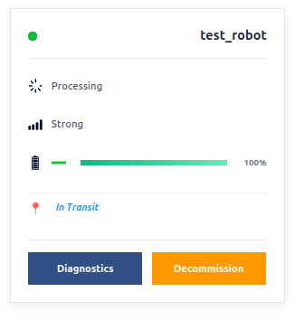 Robot Page - A detailed view of a single robot.